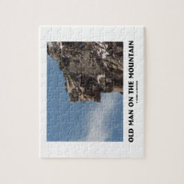 Gamal man på berg (den optiska illusionen) pussel