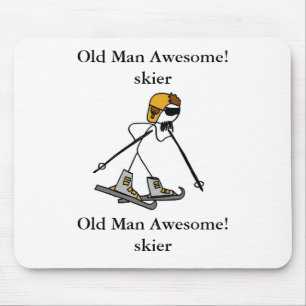 Gamal manfantastisk! skier musmatta