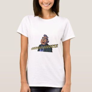 Gamal mankvinna T-tröja Tee Shirt