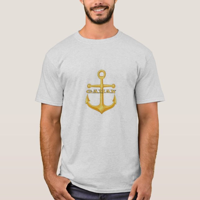GAMAN ANCHOR T-Shirt (Framsida)