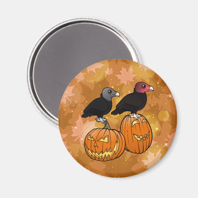 Gamarna firar Halloween! Magnet (Front/Back)