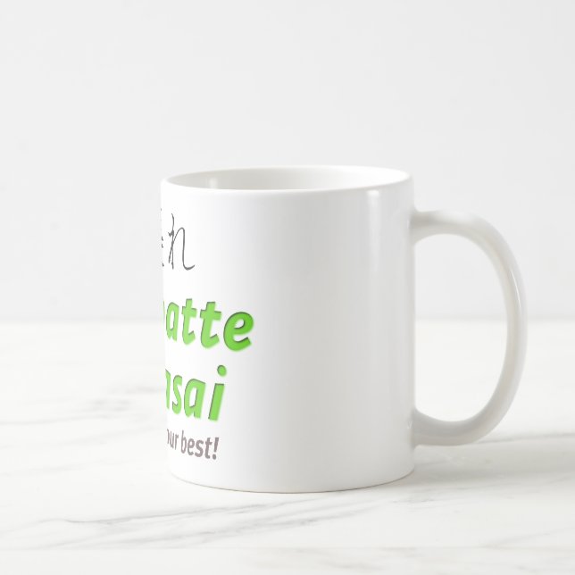 Gambatte Kudasai - Please gör ditt bäst! Kaffemugg (Höger)