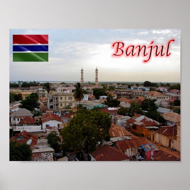 Gambia - Banjul - Poster (Framsidan)