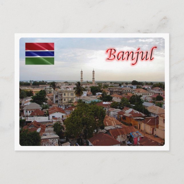 Gambia - Banjul - Vykort (Framsida)