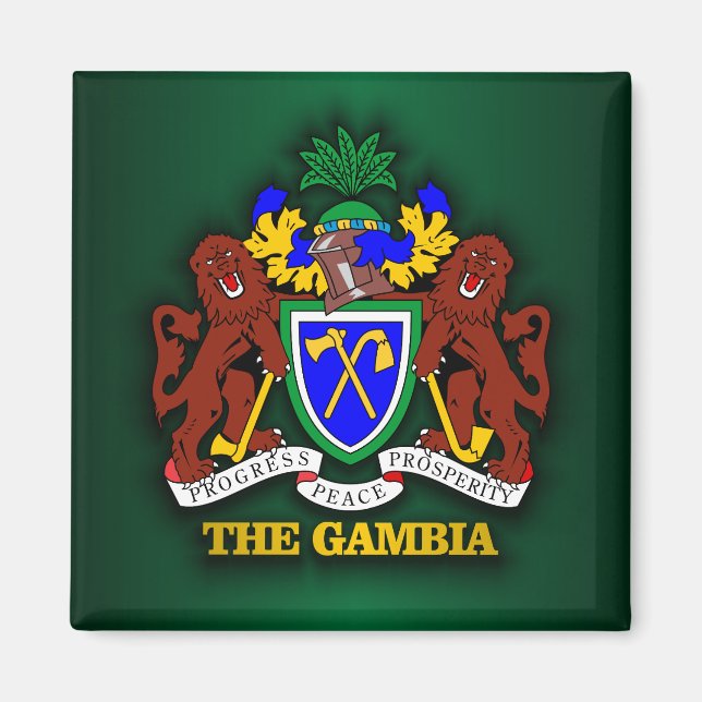 Gambia COA Magnet (Framsidan)