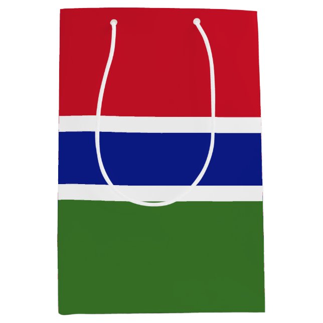 Gambia flagga (Framsidan)