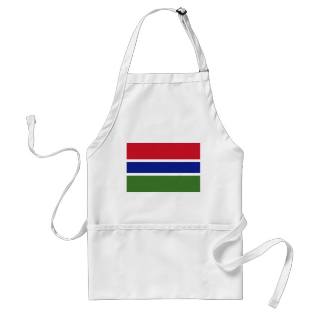 Gambia Flagga Förkläde (Framsidan)