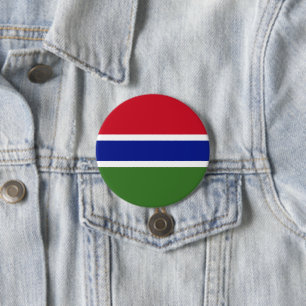 Gambia flagga knapp