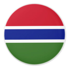 Gambia flagga knopp