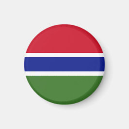 Gambia flagga magnet
