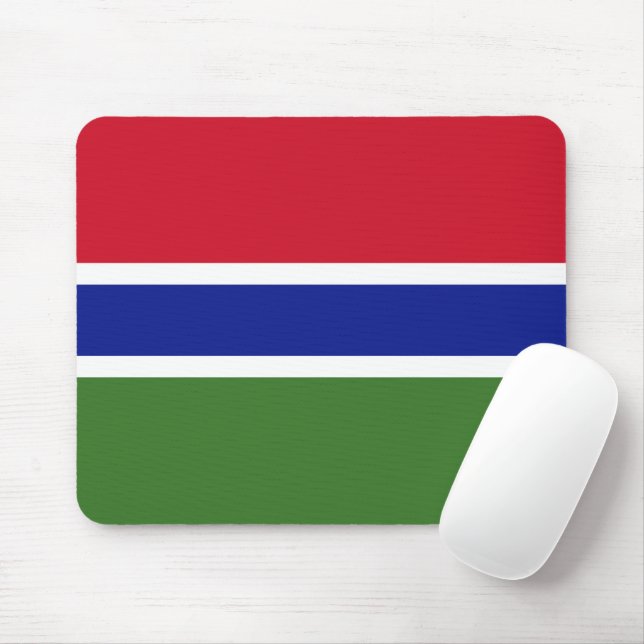 Gambia flagga musmatta (Med mus)