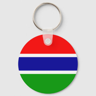 Gambia Flagga Nyckelring
