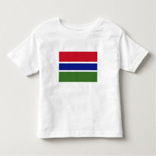 Gambia Flagga T Shirt
