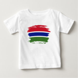 Gambia flagga t shirt