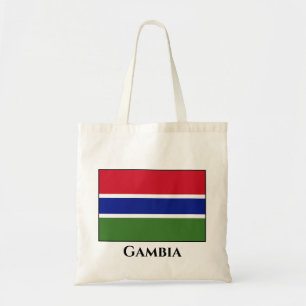 Gambia Flagga Tygkasse