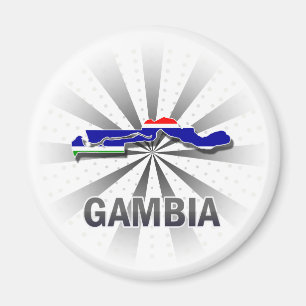 Gambia flaggakarta 2,0 magnet