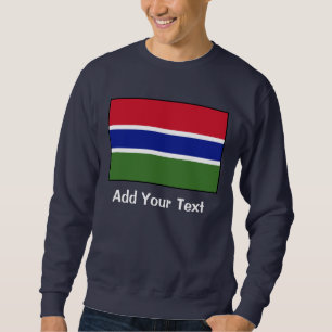 Gambia - gambisk flagga långärmad tröja