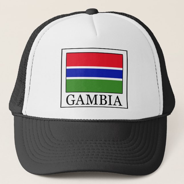Gambia hat truckerkeps (Framsida)