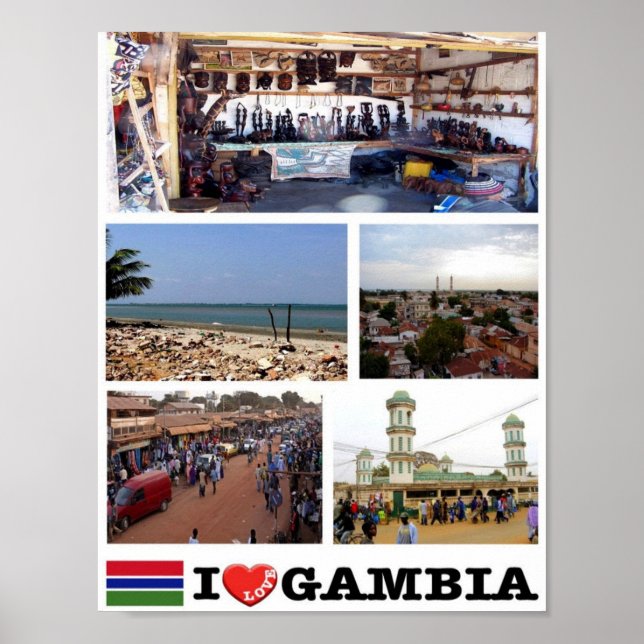 Gambia - I Kärlek - Poster (Framsidan)