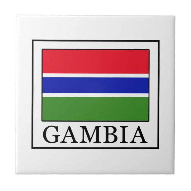 Gambia Kakelplatta (Framsidan)