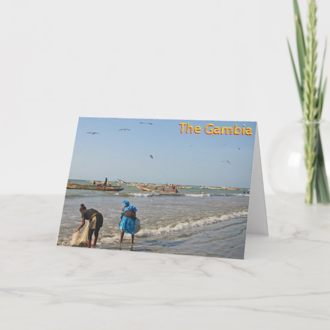 Gambia Kort (Framsida)
