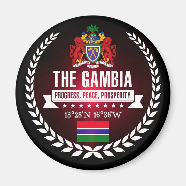 Gambia Magnet (Framsidan)