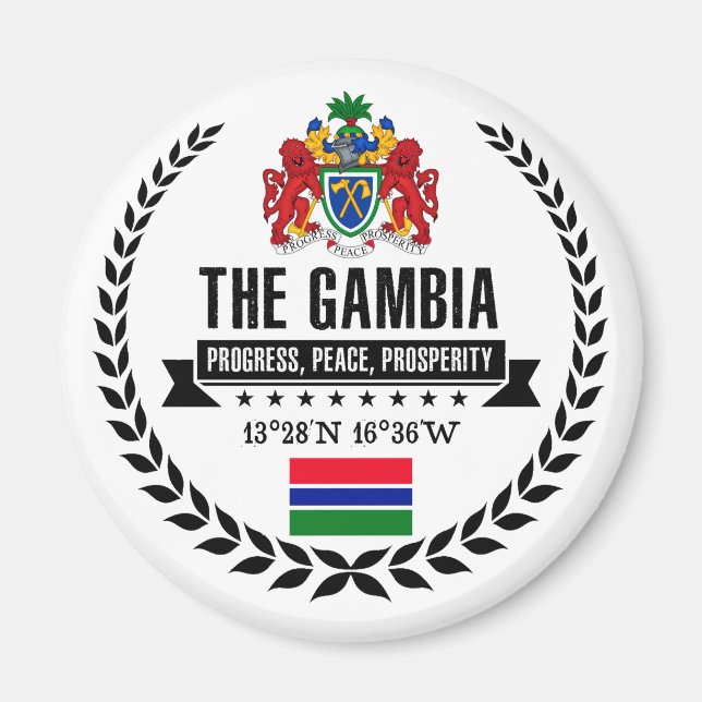 Gambia Magnet (Framsidan)