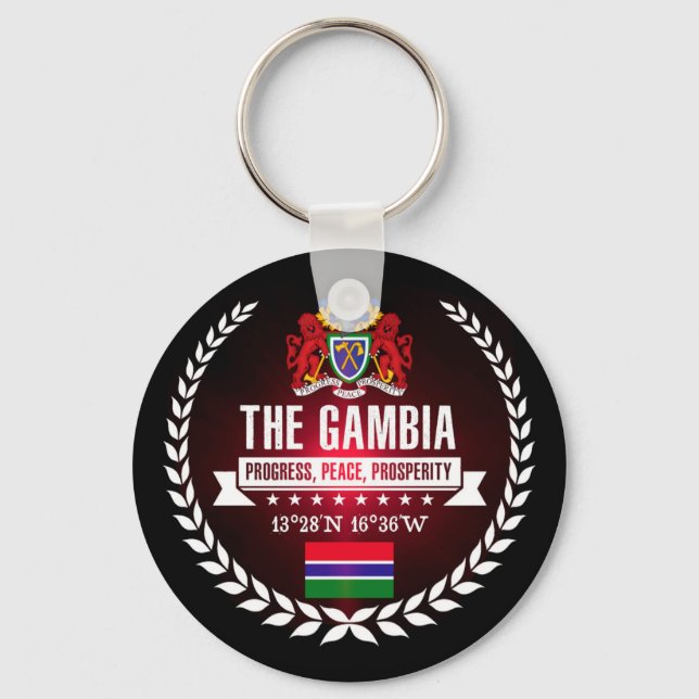 Gambia Nyckelring (Framsida)