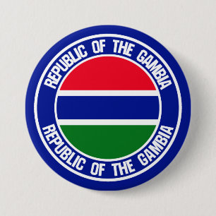 Gambia Round Emblem Knapp
