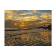 Gambia Sunset-vykort