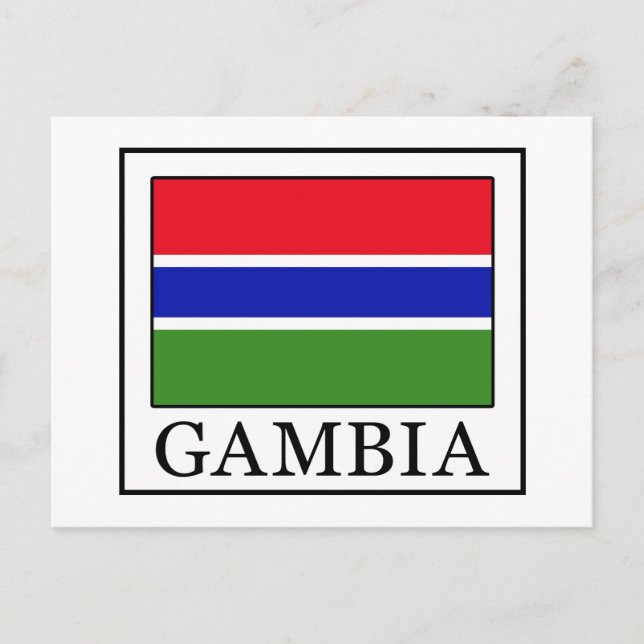 Gambia Vykort (Framsida)