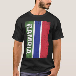 Gambian Flagga Gambia T Shirt