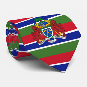 Gambian Flagga & Jacka av Arm, Flagga Gambia Slips
