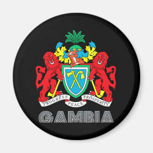 Gambias emblem magnet