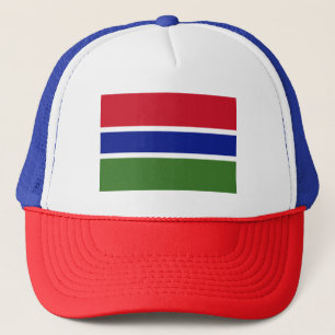 Gambias flagga keps