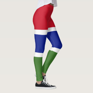 Gambias flagga leggings