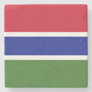 Gambias flagga stenunderlägg