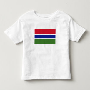 Gambias flagga t shirt