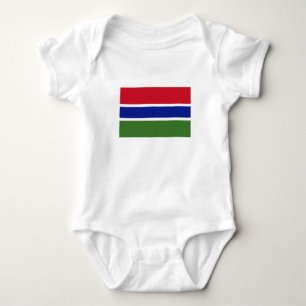 Gambias flagga t shirt
