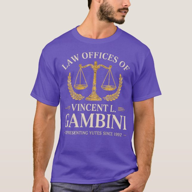Gambinis advokatbyrå t shirt (Framsida)