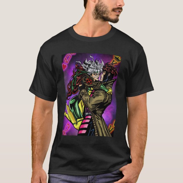 Gambit och Rogue T Shirt (Framsida)
