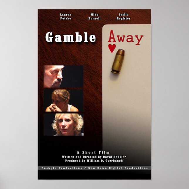 Gamble Away Poster (Framsidan)