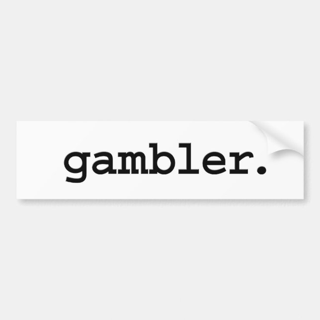 gambler. bildekal (Framsidan)