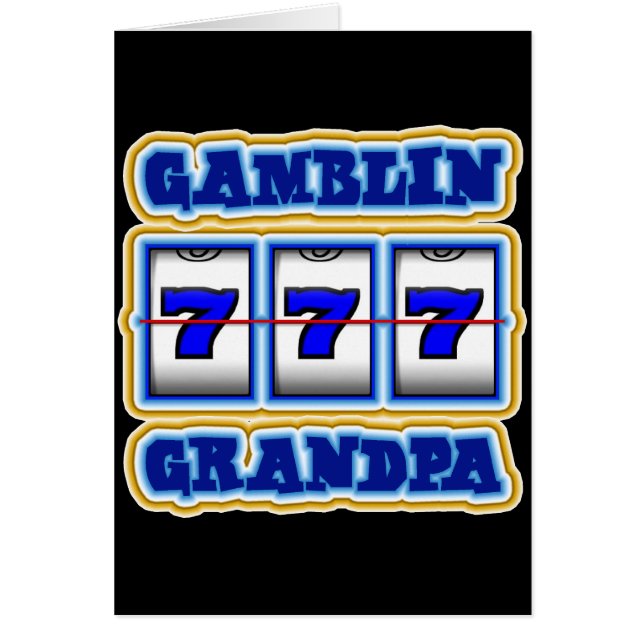 GAMBLIN-MORFAR HÄLSNINGSKORT (Framsidan)