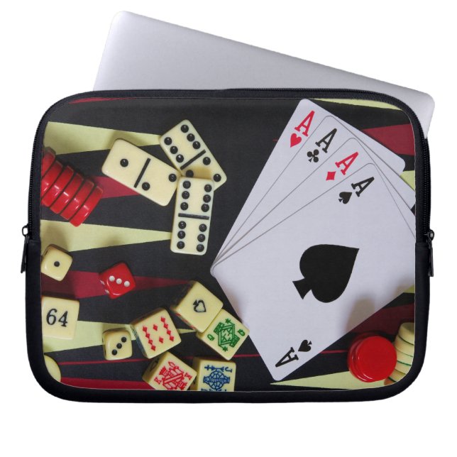 Gambling bord laptop fodral (Framsidan)