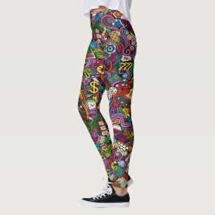 Gambling Casino Pop Mode Leggings