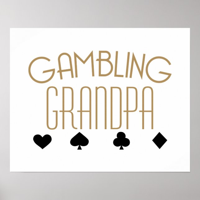 Gambling Grandpa Poster (Framsidan)