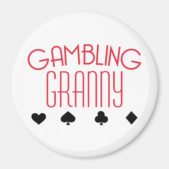 Gambling Granny Magnet (Framsidan)