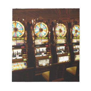 Gambling Maskin One beväpnade Bandit Money Las Veg Anteckningsblock