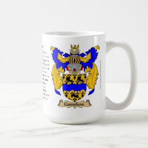 Gamboa namnger, ursprung, det menande och kaffemugg